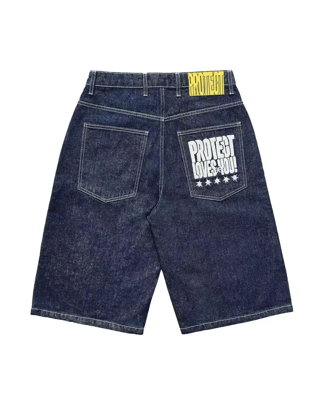 Y2K Blue Jorts alternate