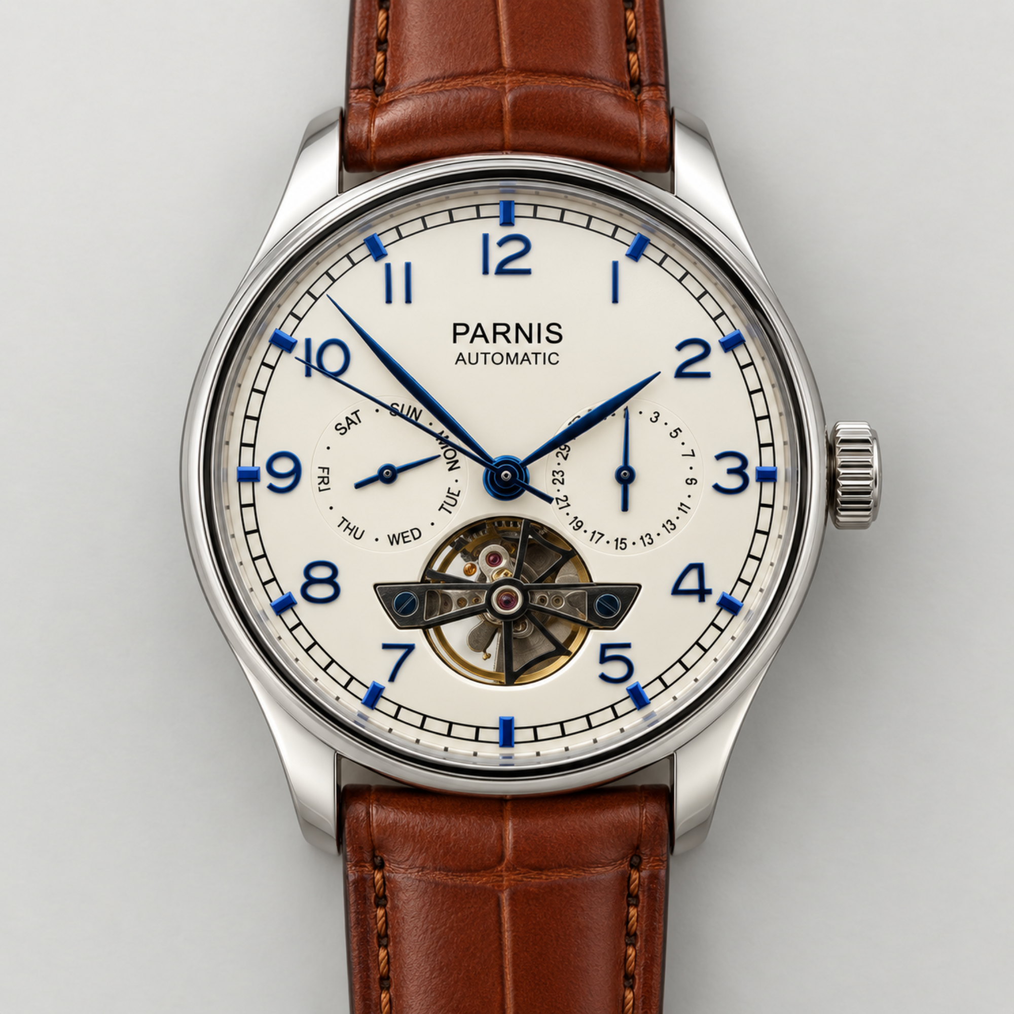 Parnis Automatic Open-Heart Watch alternate