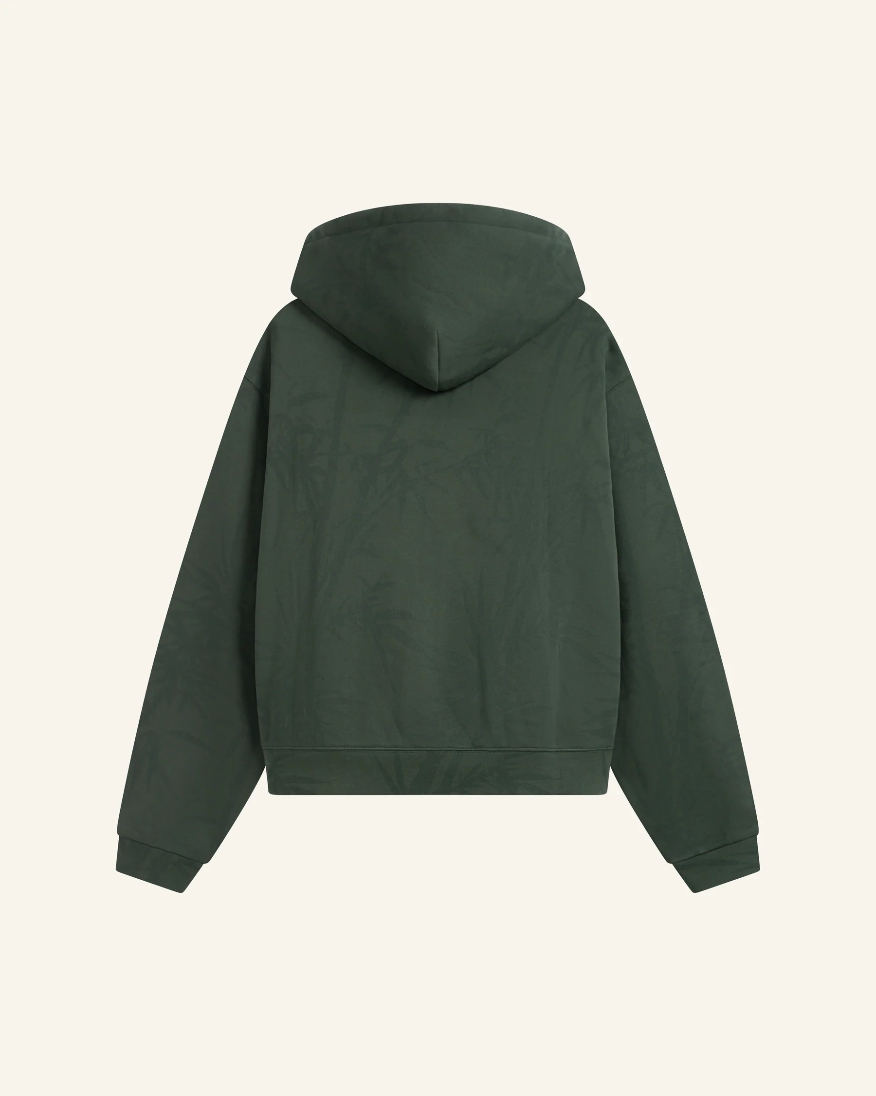 Embroided Tiger Zip Up Hoodie detail