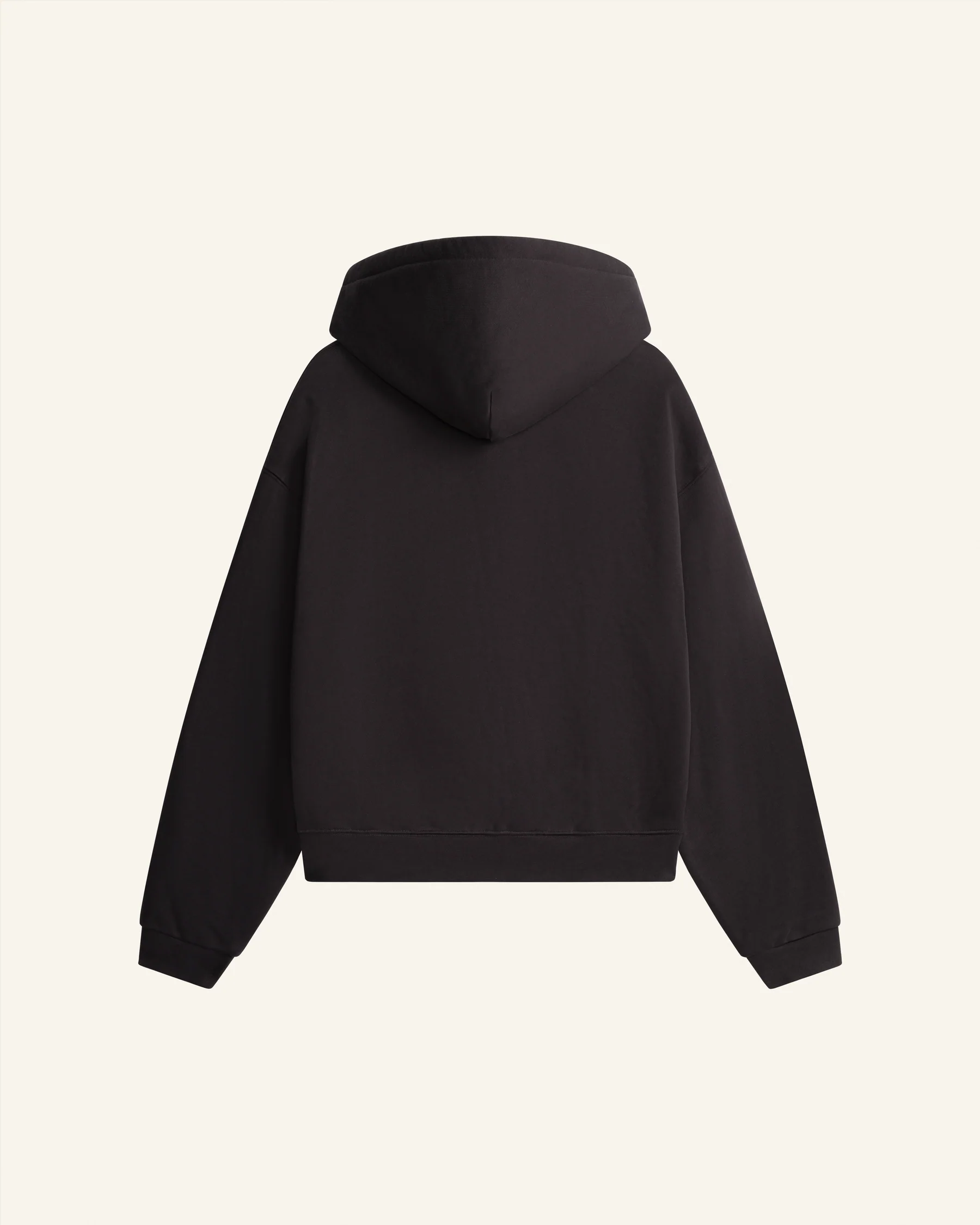 Embroidered Wolf Zip Up Hoodie detail